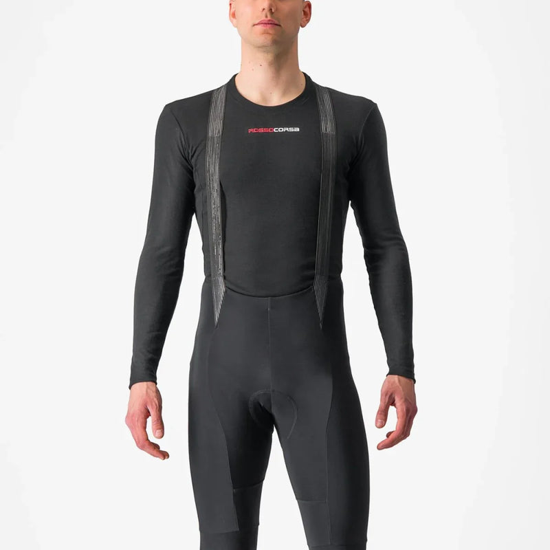 Chargez l'image dans la visionneuse de la galerie, CASTELLI Baselayer Prosecco Tech LS Black for cool conditions.