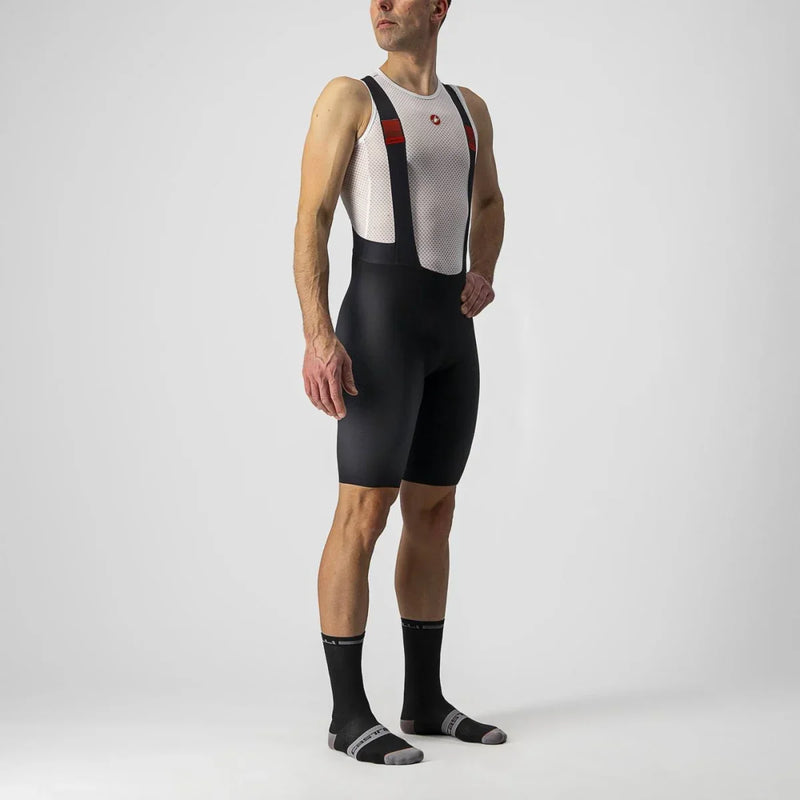 Chargez l'image dans la visionneuse de la galerie, CASTELLI Bibshort Premio Black for long-distance comfort and support.
