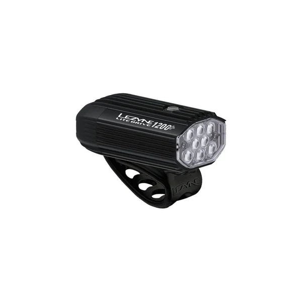 Load image into Gallery viewer, LEZYNE Light Lite Drive 1200+ Front with eight LEDs, black, versatile bike light.