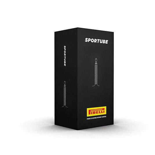 PIRELLI Sportube Cinturato Presta 700x32 48mm cycling tube packaging.