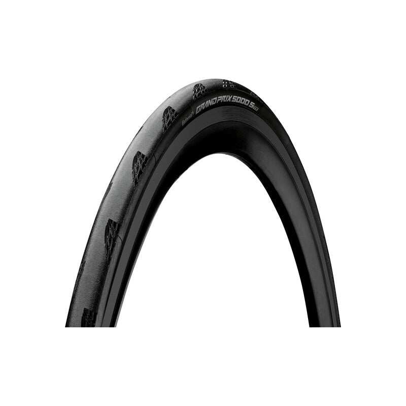 Load image into Gallery viewer, CONTINENTAL Tire Grand Prix 5000S TR Tubeless 700x28C Black, high-performance road bike tire with Black Chili compound, Vectran breaker, and Lazer Grip.