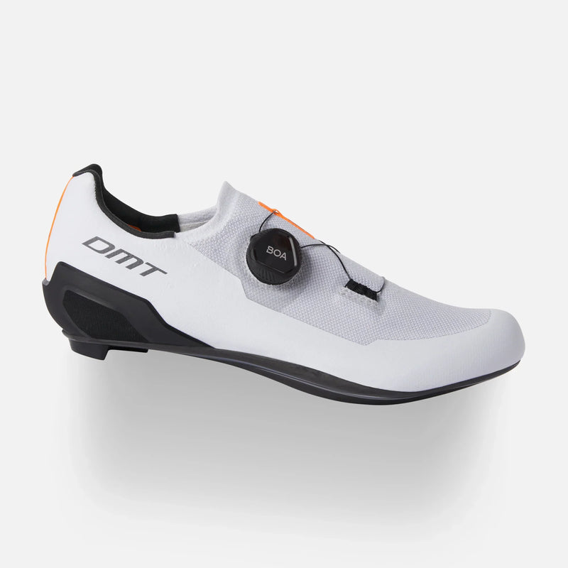 Load image into Gallery viewer, DMT Shoes Road KR30 White, lightweight road cycling shoe with BOA Fit System and aerated carbon outsole.