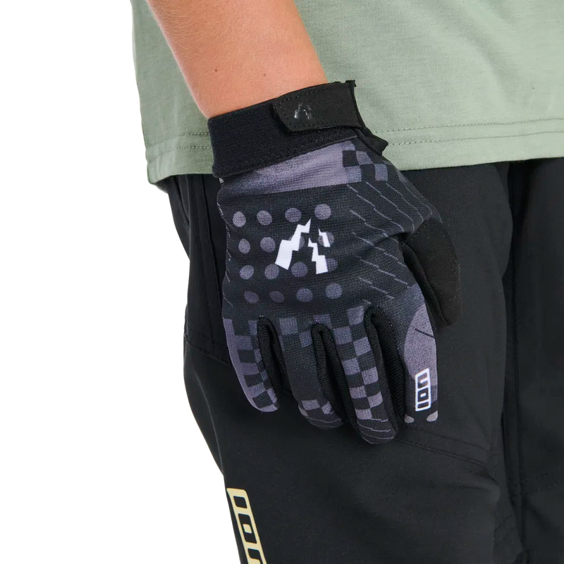 Chargez l'image dans la visionneuse de la galerie, ION MTB Gloves Scrub Youth Black - Maison du Vélo