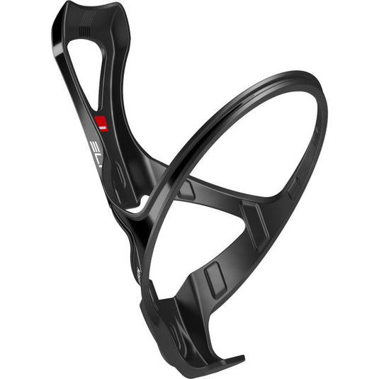 ELITE Bottlecage Leggero Carbon Black Matte, ultra-light carbon fiber bottle cage for cycling.