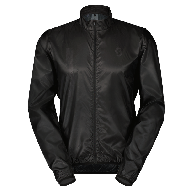 Load image into Gallery viewer, SCOTT Jacket RC Team WB Men Black with packable design and mesh ventilation.