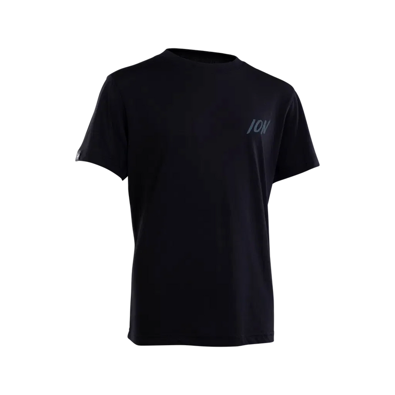 Chargez l'image dans la visionneuse de la galerie, ION MTB Jersey Graphic SS DR Youth Black, fast-drying eco-friendly bike jersey.