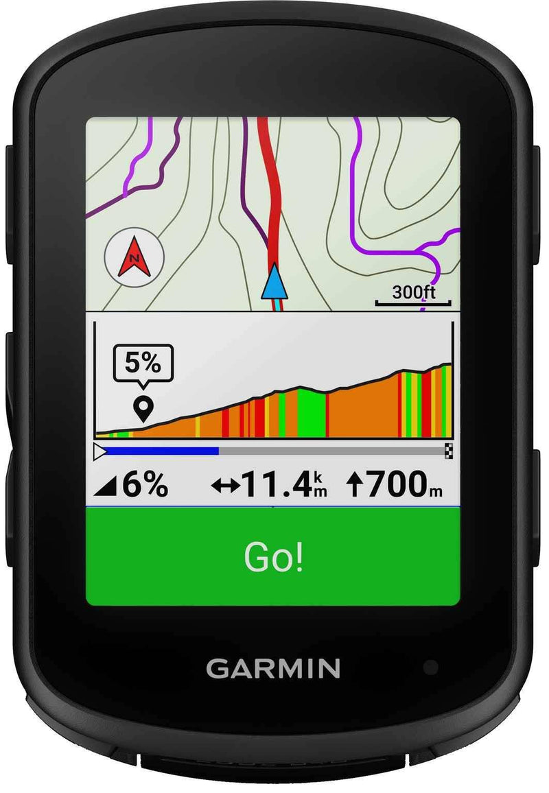 Chargez l'image dans la visionneuse de la galerie, GARMIN GPS Edge 840 bike computer with map display and ClimbPro feature.