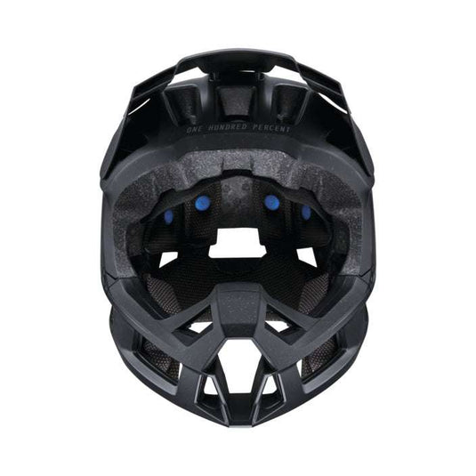 100% Trajecta Helmet Black
