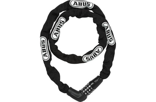 ABUS Lock Steel-o-chain 5805C with Combination Code Level 4 110cm, durable number reels, hardened steel chain.