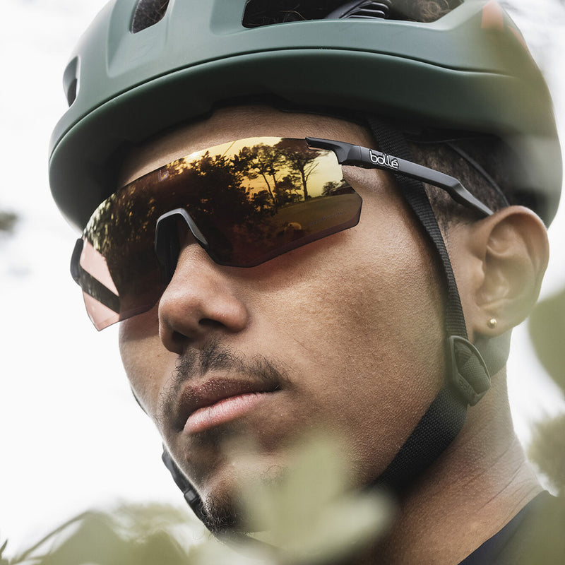 Load image into Gallery viewer, BOLLE Sunglasses Icarus Phantom Brown Red Photochromic Black Matte - Maison du Vélo