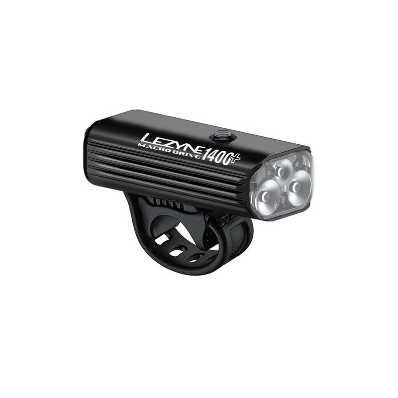 Load image into Gallery viewer, LEZYNE Light Macro Drive 1400+ Front headlamp with 1400 lumens, Tri-Focus optics, and robust CNC-machined body.
