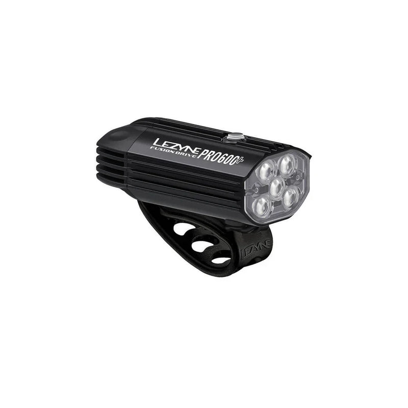 Load image into Gallery viewer, LEZYNE Light Fusion Drive Pro 600+ Front cycling light with 600 lumens output and CNC-machined aluminum construction.
