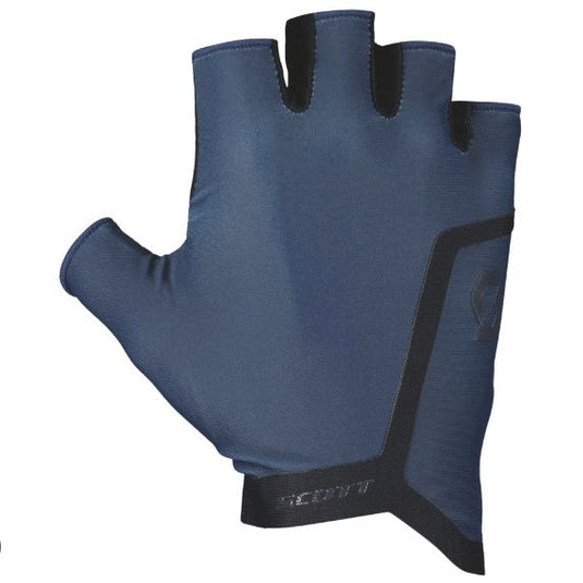 SCOTT Gloves Perform Gel SF Metal Blue with gel padding and two-finger pull-off system.
