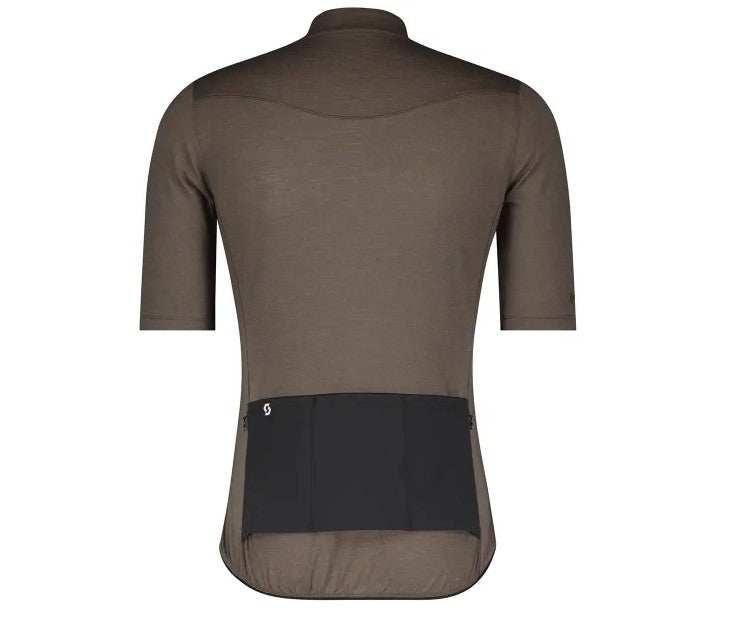 Load image into Gallery viewer, SCOTT Shirt Gravel Merino Short-Sleeve Men Shadow Brown - Maison du Vélo