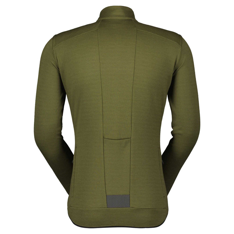 Load image into Gallery viewer, SCOTT Shirt Gravel Warm Merino Long-Sleeve Men Fir Green - Maison du Vélo