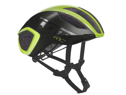 SCOTT Helmet Cadence Plus CE in Radium Yellow and Dark Grey with MIPS® System.
