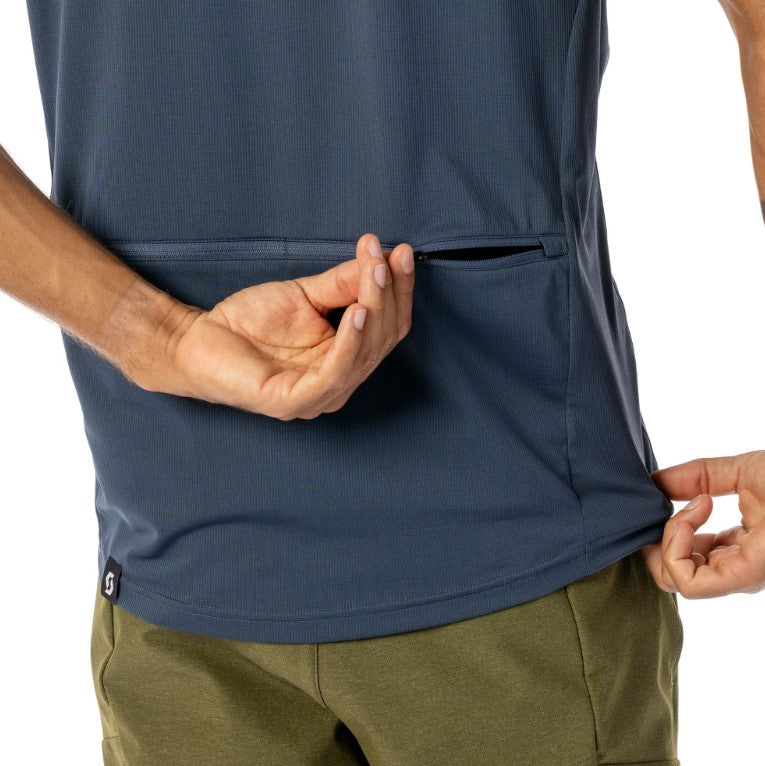 Load image into Gallery viewer, SCOTT Tee Gravel 20 Short-Sleeve Mens Metal Blue - Maison du Vélo