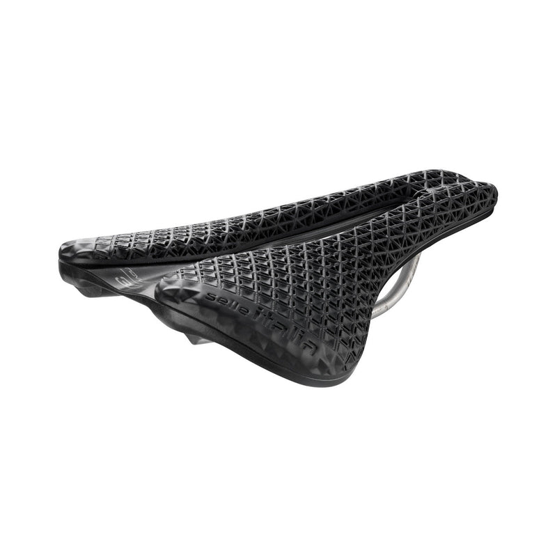Chargez l'image dans la visionneuse de la galerie, SELLE ITALIA Saddle Novus Boost EVO 3D TI316 with 3D-printed cover and TI 316 rails.