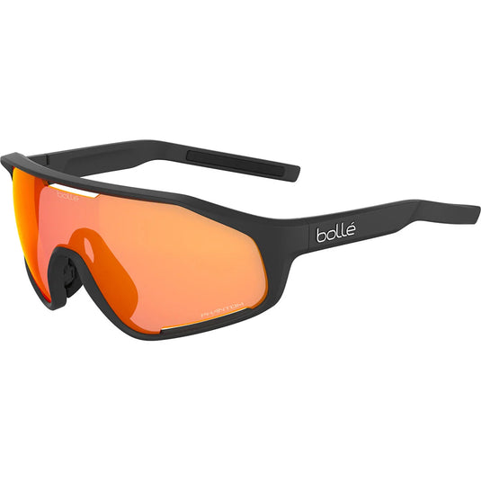 BOLLE Sunglasses Shifter Phantom Brown Red Black Matte with photochromic lenses.