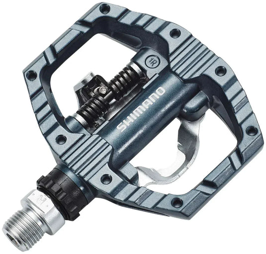 SHIMANO Pedal PD-EH500 SPD with dual-side functionality and cleats.