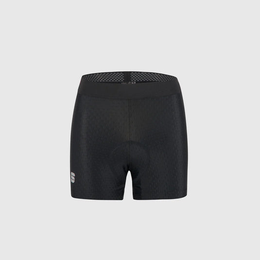 SPORTFUL Undershort Cycling Women Black with breathable BodyFit Pro MD seat pad and elastic waist.