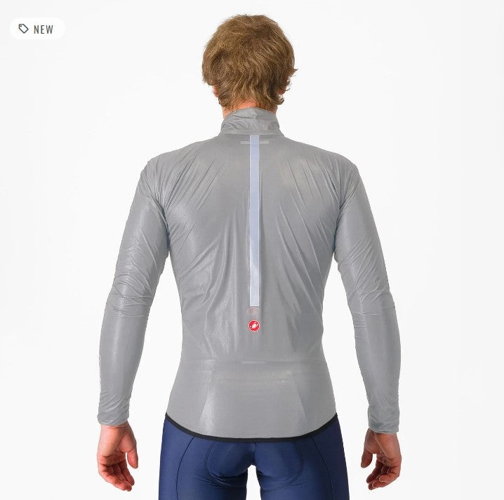Load image into Gallery viewer, CASTELLI WaterJacket Squall Shell Jacket Silver Grey/Black - Maison du Vélo