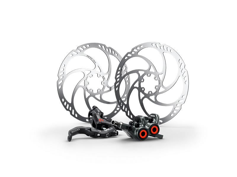 Chargez l'image dans la visionneuse de la galerie, MAGURA Brake Set MT7 HC3 Special Edition 4 pistons, 1 finger lever - Maison du Vélo