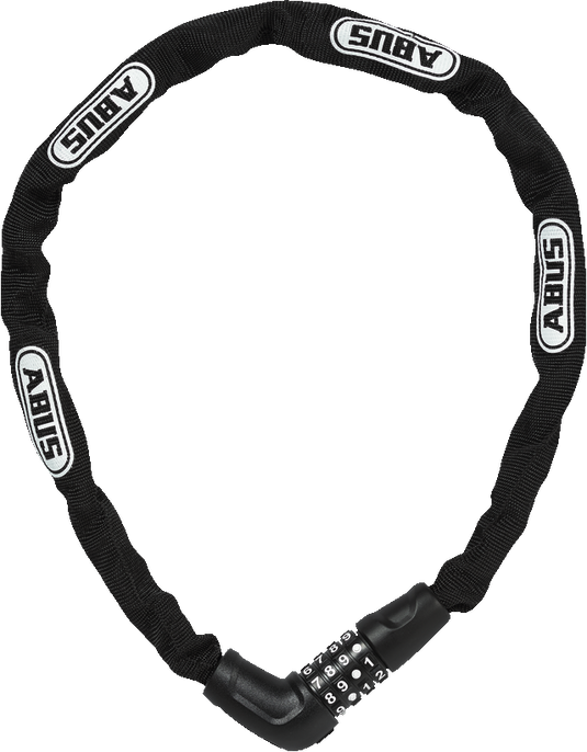 ABUS Steel-o-chain 5805C combination lock with textile sleeve, Level 4, 75cm.