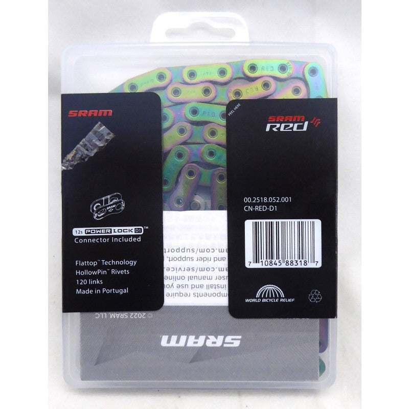 Chargez l'image dans la visionneuse de la galerie, SRAM Chain RED 12-speed 120L Rainbow