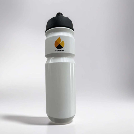 Active Rock Water Bottle 75cl White with spill-less cap and turn-around nozzle.