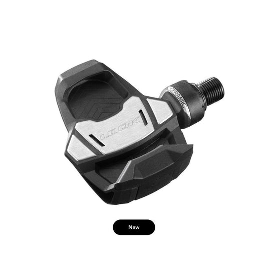 Pedal Keo Blade Ceramic with carbon body, ceramic bearings, and stainless steel support for cycling performance.
