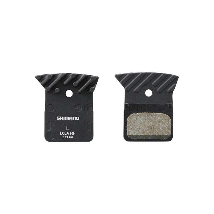 Chargez l'image dans la visionneuse de la galerie, SHIMANO Brake Pads L05A-RF with cooling fins