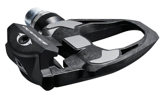 SHIMANO Pedals Dura-Ace PD-R9100 SPD-L with Cleats, carbon composite, extra wide contact surface.