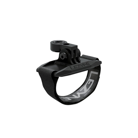 LEZYNE Light LED Helmet Mount GoPro with durable composite matrix and Velcro strap.