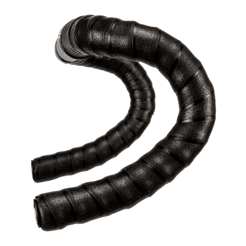 Chargez l'image dans la visionneuse de la galerie, LIZARD SKINS Bar Tape v2 2.5mm black with new pattern and screw-in bar plug.