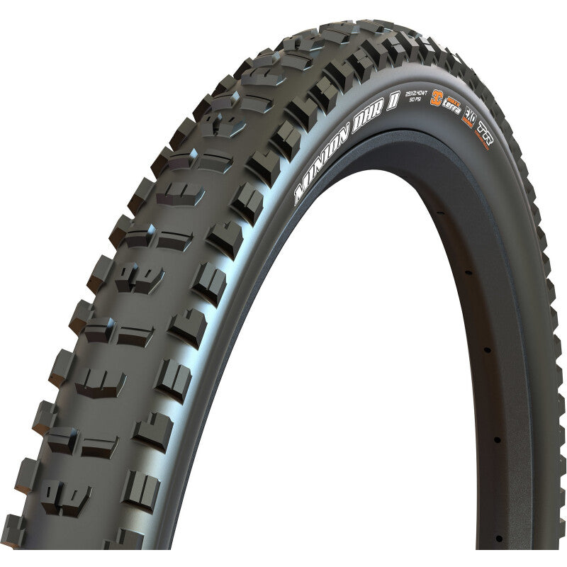Load image into Gallery viewer, MAXXIS Tire Minion DHR II DH TR 3C Terra E-25 29x2.50 black, aggressive tread design, optimal grip, and braking control.