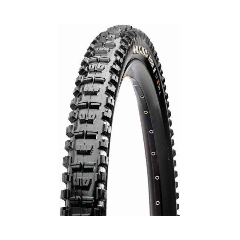 Chargez l'image dans la visionneuse de la galerie, MAXXIS Tire Minion DHR II EXO+ TR 27.5x2.80 Black, aggressive gravity riding tire with enhanced cornering grip and EXO+ protection.