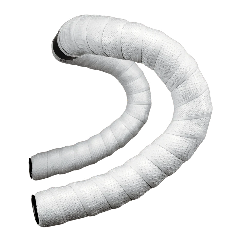 Chargez l'image dans la visionneuse de la galerie, LIZARD SKINS Bar Tape DSP v2 1.8mm in white, lightweight with superior shock absorption for race bikes.