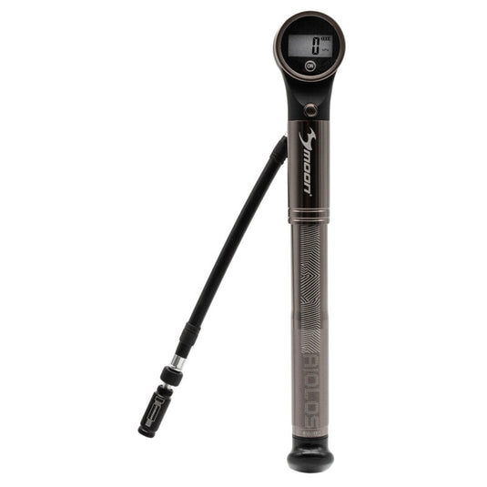 MOON Pump Aiolos Digit Prest Schrader 280mm with digital display and rotatable hose.