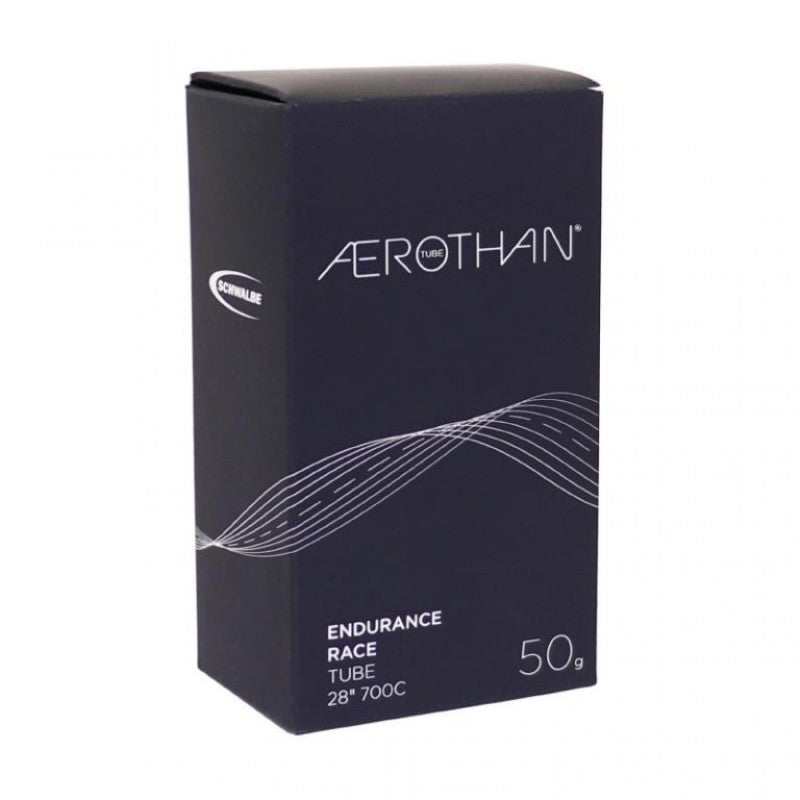 Chargez l'image dans la visionneuse de la galerie, SCHWALBE Tube Aerothan 28" Endurance Race Presta packaging, perfect for road cycling with low rolling resistance and excellent puncture protection.