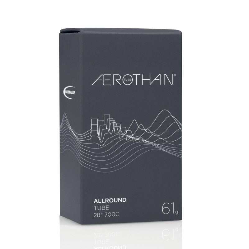 Chargez l'image dans la visionneuse de la galerie, SCHWALBE Tube Aerothan 28" Race Presta packaging, lightweight with low rolling resistance, puncture protection, and recyclable material.