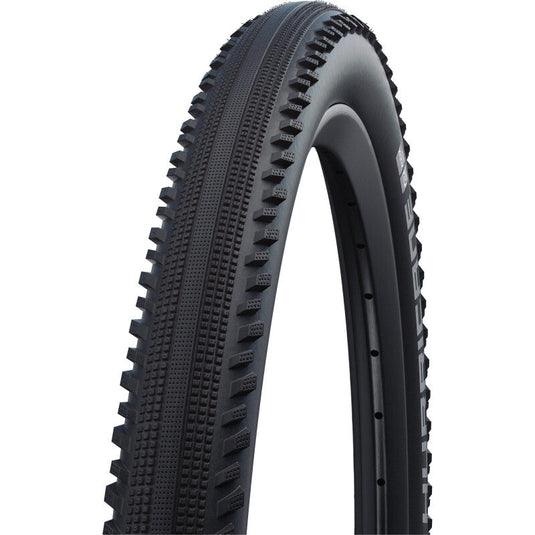 SCHWALBE Tire Hurricane Performance 27x2.25 with dynamic tread for all-terrain and e-bikes.