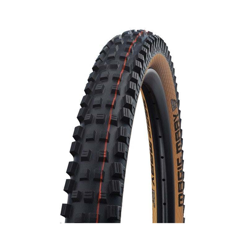 Load image into Gallery viewer, SCHWALBE Tire Magic Mary 27.5x2.40, black bronze, ultimate gravity tire, enhanced braking, cornering grip.