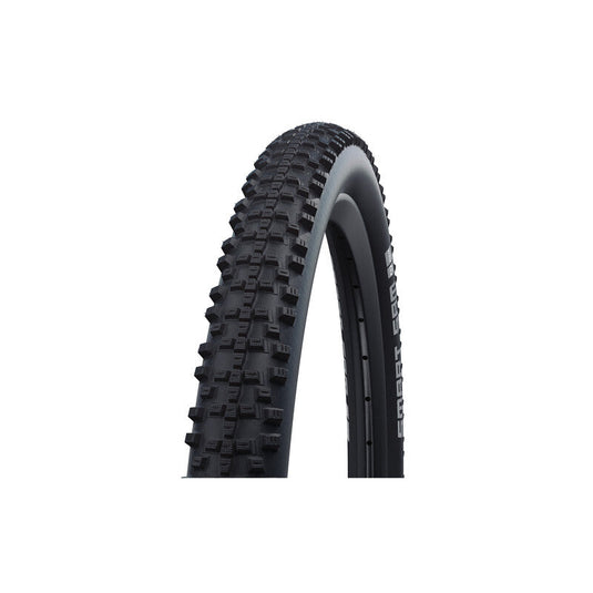 SCHWALBE Tire Smart Sam Plus 26 x 2.10 with modern beefy tread for off-road grip and smooth road rolling.