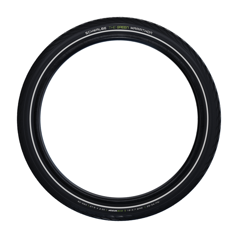 Load image into Gallery viewer, SCHWALBE Tire Green Marathon 700x38C with reflective stripe