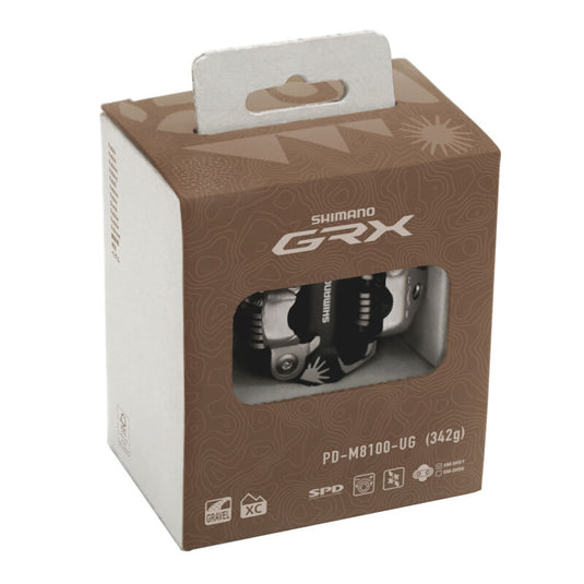 SHIMANO Pedals GRX PD-M8100-UG SPD with Cleats SM-SH51 - Maison du Vélo