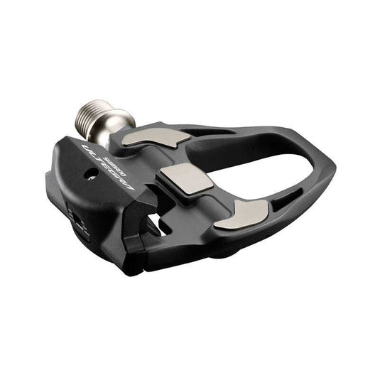 SHIMANO Pedal ULTEGRA PD-R8000 SPD-L with carbon composite body and extra-wide platform.