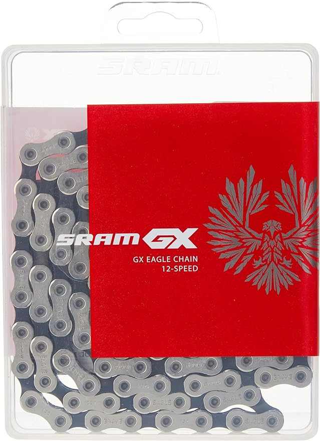Chargez l'image dans la visionneuse de la galerie, SRAM Chain GX Eagle 12-speed 126L Silver packaging displaying chain and logo.