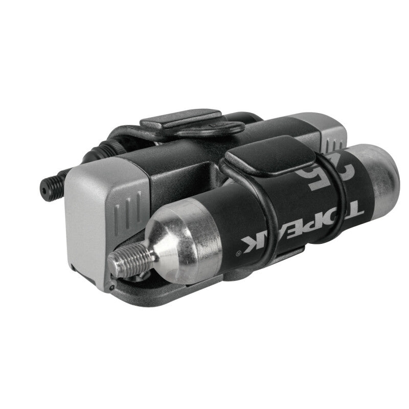 Chargez l'image dans la visionneuse de la galerie, TOPEAK Repair kit Tubimaster GXT Bolt-on 2-in-1, tubeless tire repair tool, CO2 pump, mini tool with 9 functions.