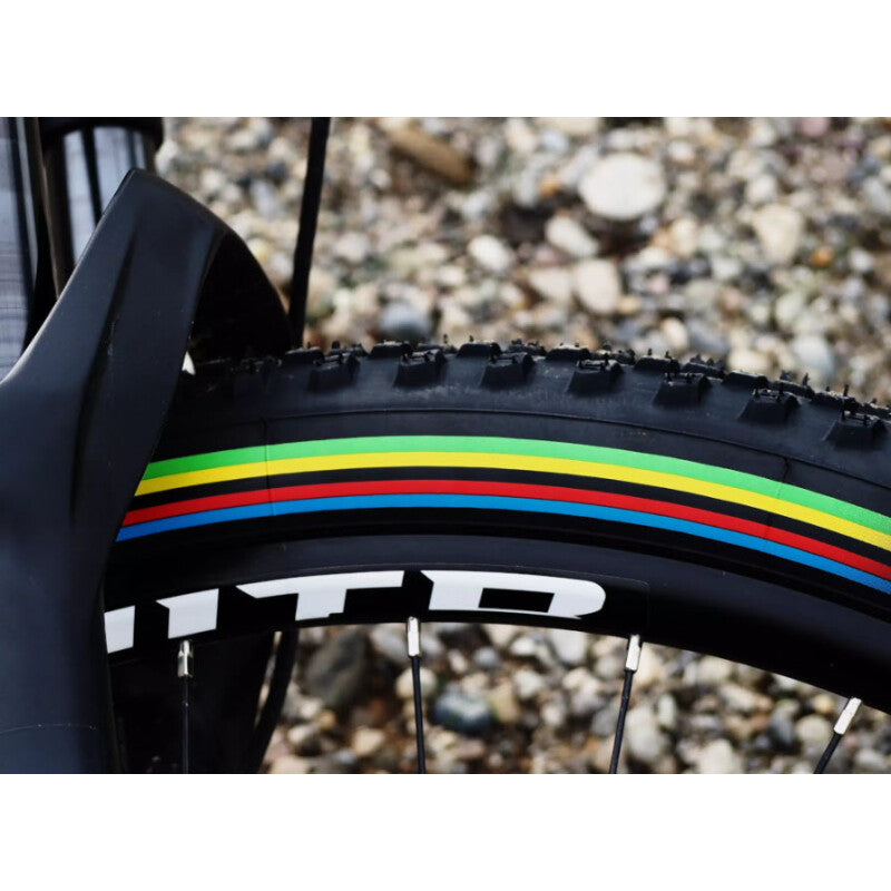 Load image into Gallery viewer, VITTORIA Tire Barzo 29x2.35 TLR Black UCI Rainbow Edition - Maison du Vélo